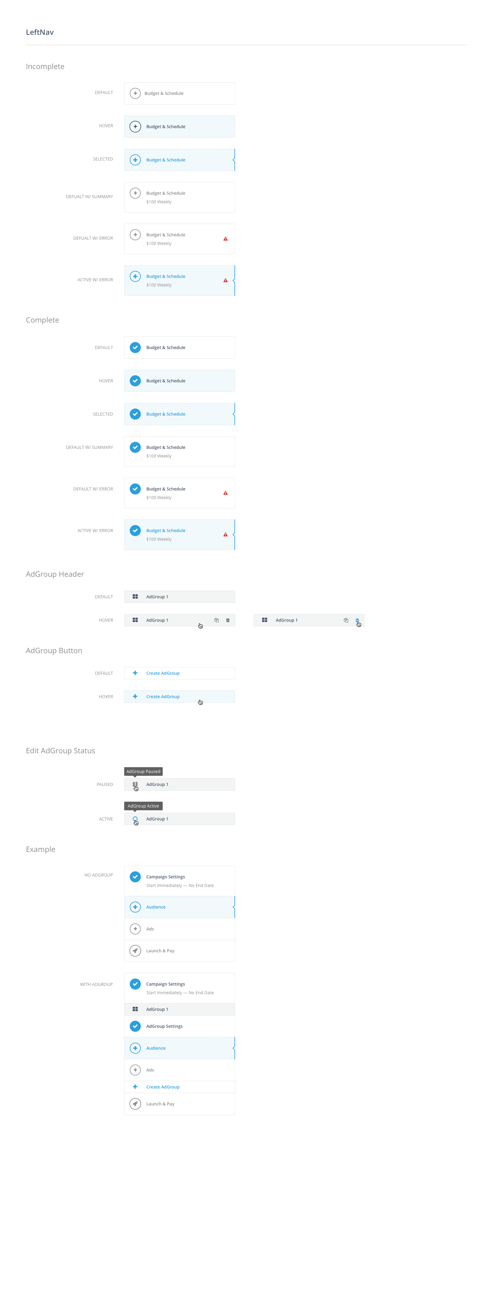 AdRoll UI Framework Patterns