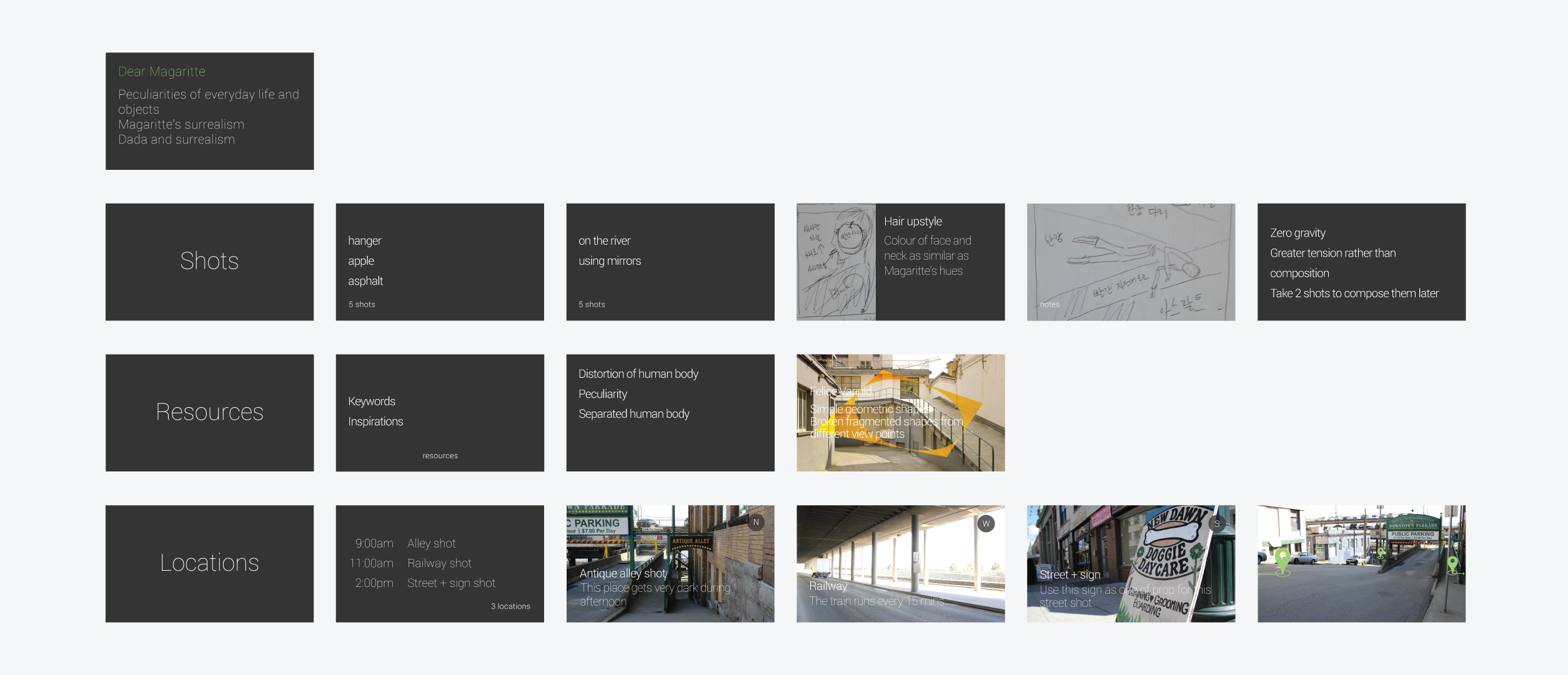 Glass application entire UI